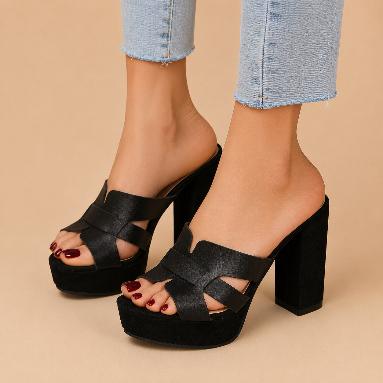 Elena™ | Mühelose Eleganz in Plateau-Heels