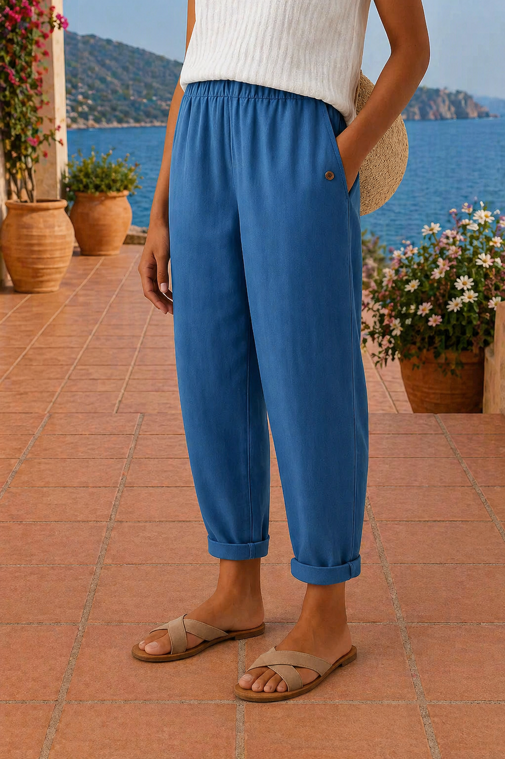 Sienna | Relaxte Hose mit weitem Bein