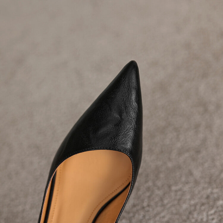 Verrine Pumps aus Glattleder