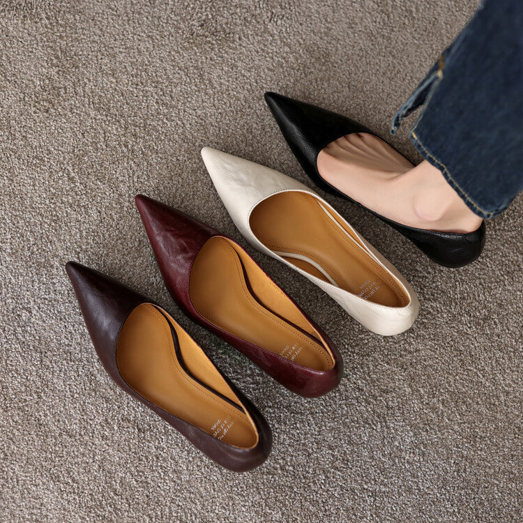 Verrine Pumps aus Glattleder