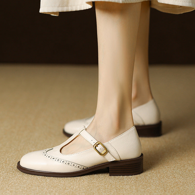 Vintage T-Steg Mary Jane Schuhe