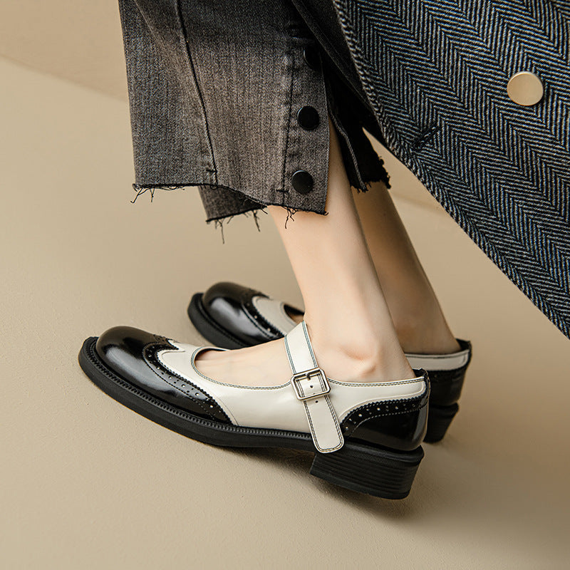 Vintage T-Steg Mary Jane Schuhe