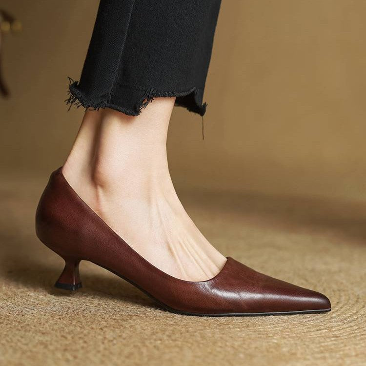 Serane Leder-Pumps