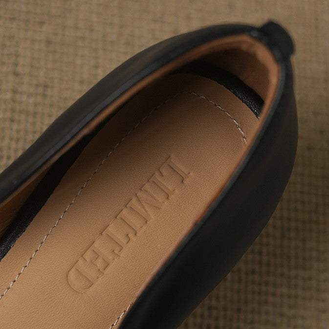 Calenne Leder-Kitten-Heels