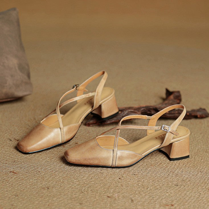 Valenne Lederabsatzschuhe
