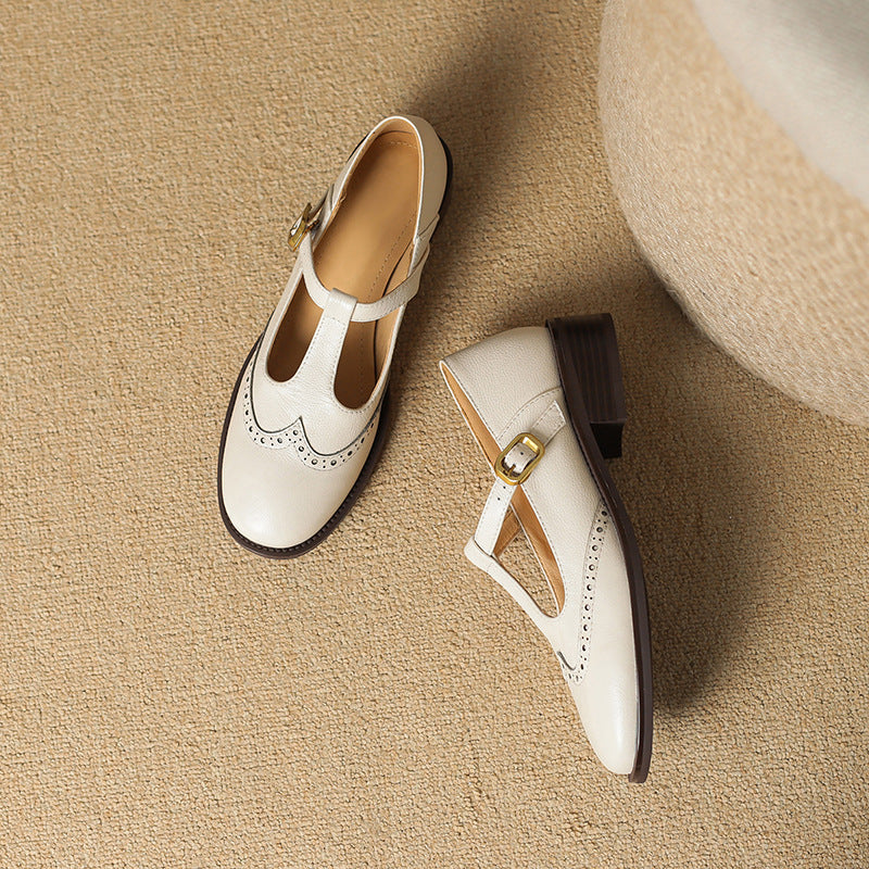Vintage T-Steg Mary Jane Schuhe