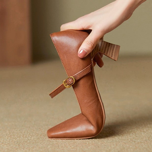 Orvane Mary Jane Lederpumps