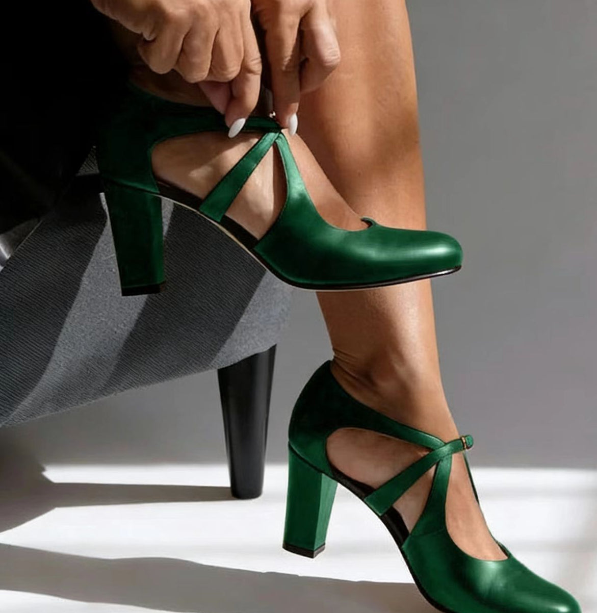Camille™ | Elegante Komfort-Absatzschuhe aus echtem Leder