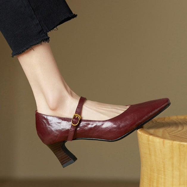 Orvane Mary Jane Lederpumps