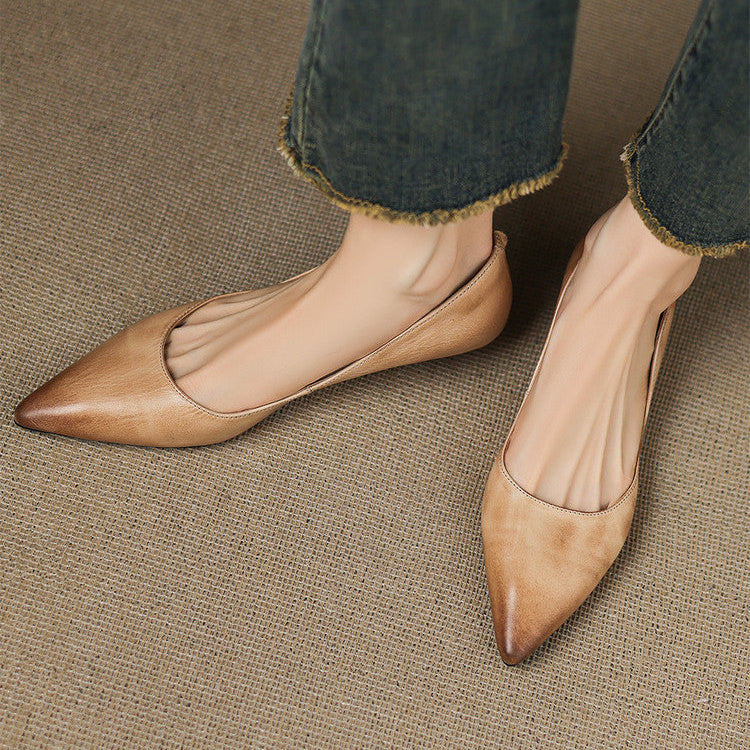 Arla Ballerinas aus echtem Leder