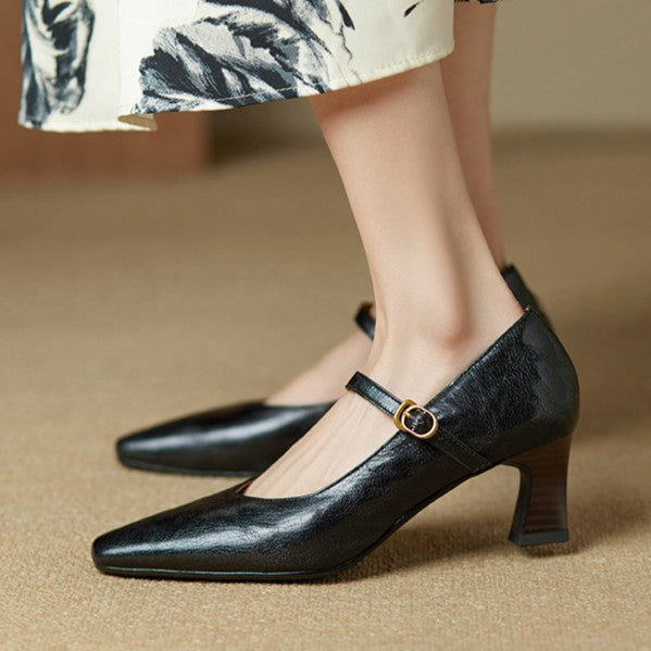 Orvane Mary Jane Lederpumps