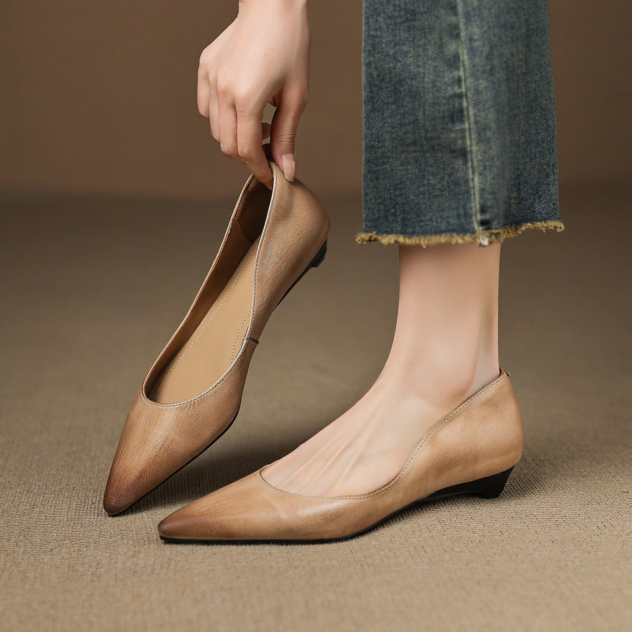 Arla Ballerinas aus echtem Leder