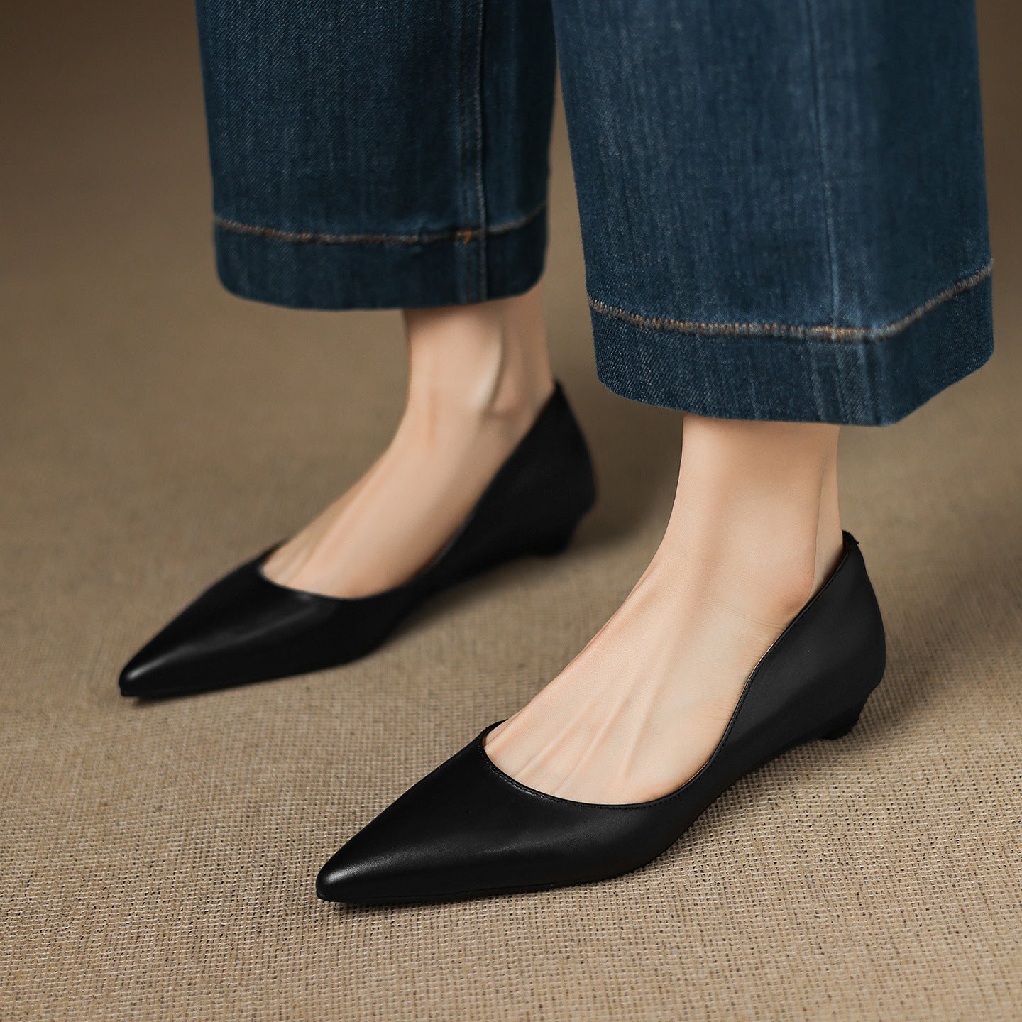 Arla Ballerinas aus echtem Leder