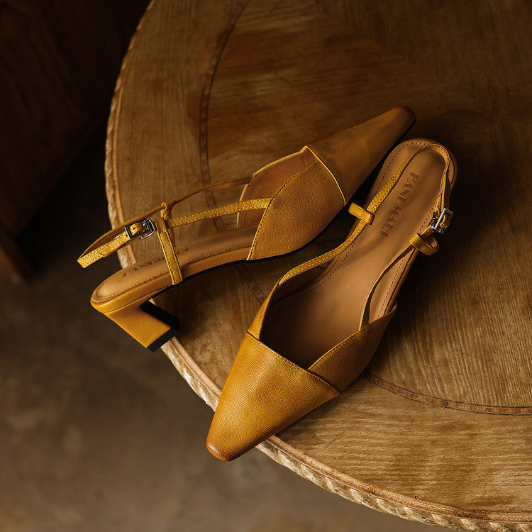 Serelle | Slingpumps aus Leder