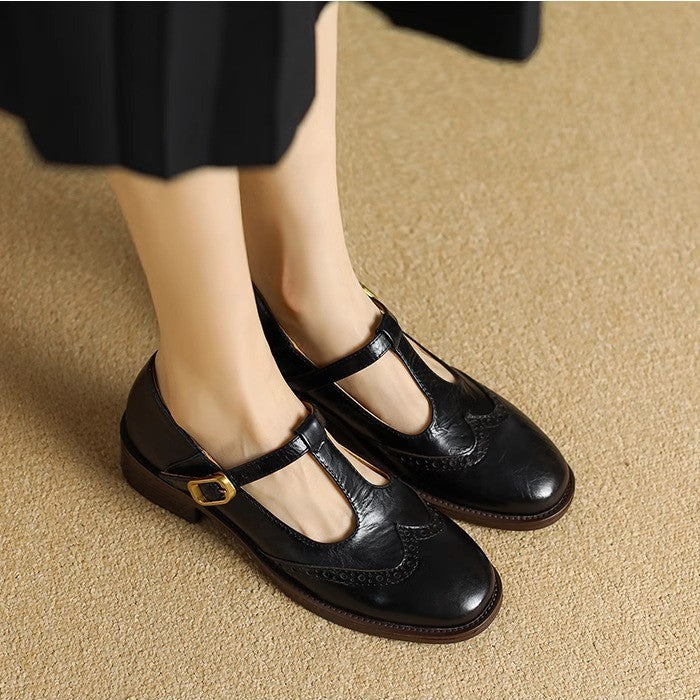 Vintage T-Steg Mary Jane Schuhe