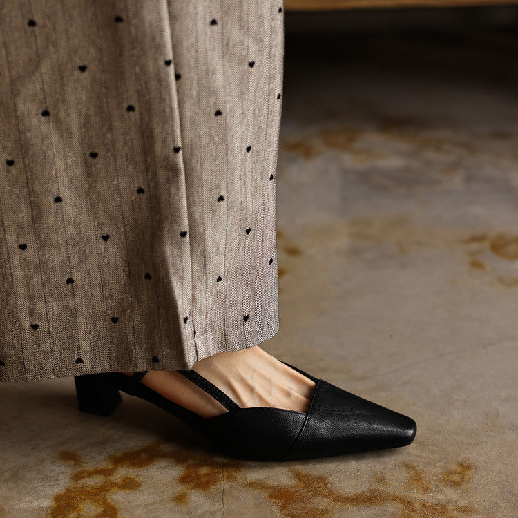 Serelle | Slingpumps aus Leder