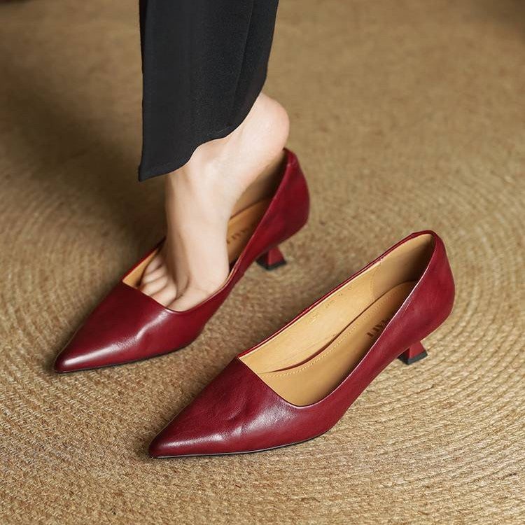 Serane Leder-Pumps