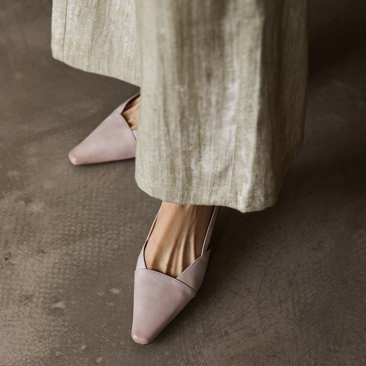 Serelle | Slingpumps aus Leder