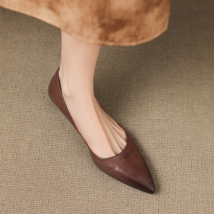 Arla Ballerinas aus echtem Leder