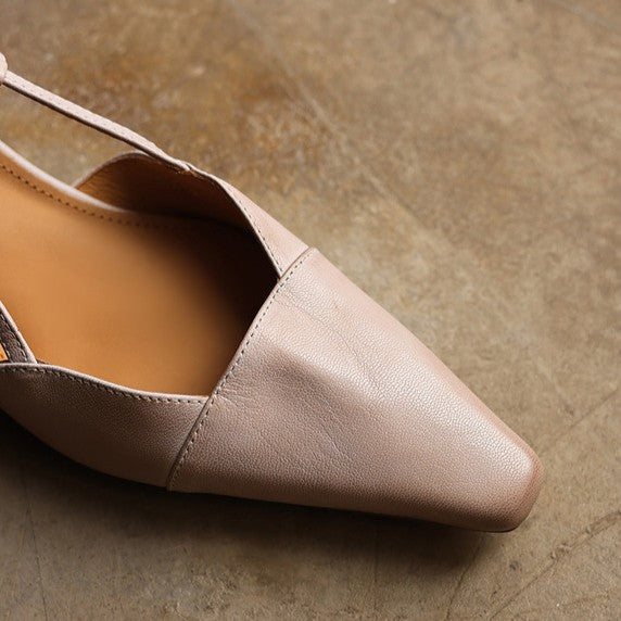 Serelle | Slingpumps aus Leder