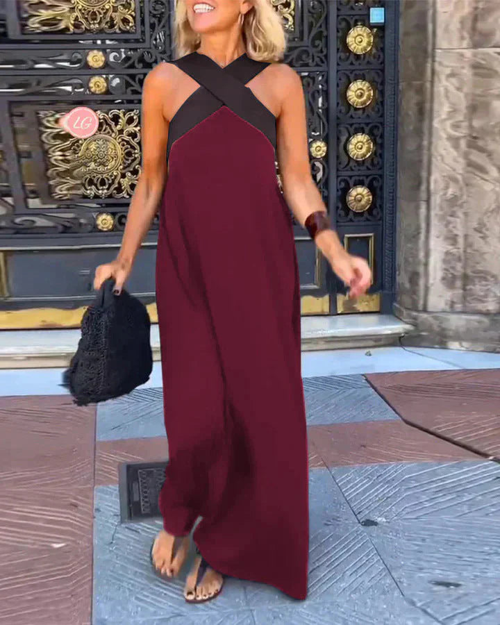 Quirine | Wickel-Maxikleid-