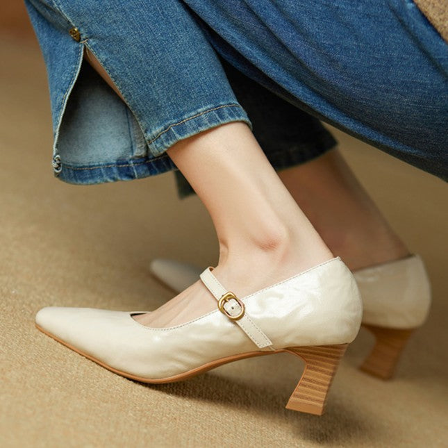Orvane Mary Jane Lederpumps