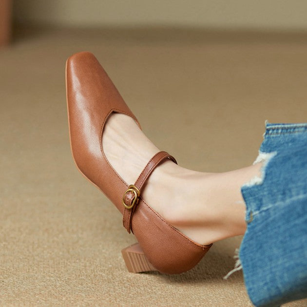 Orvane Mary Jane Lederpumps