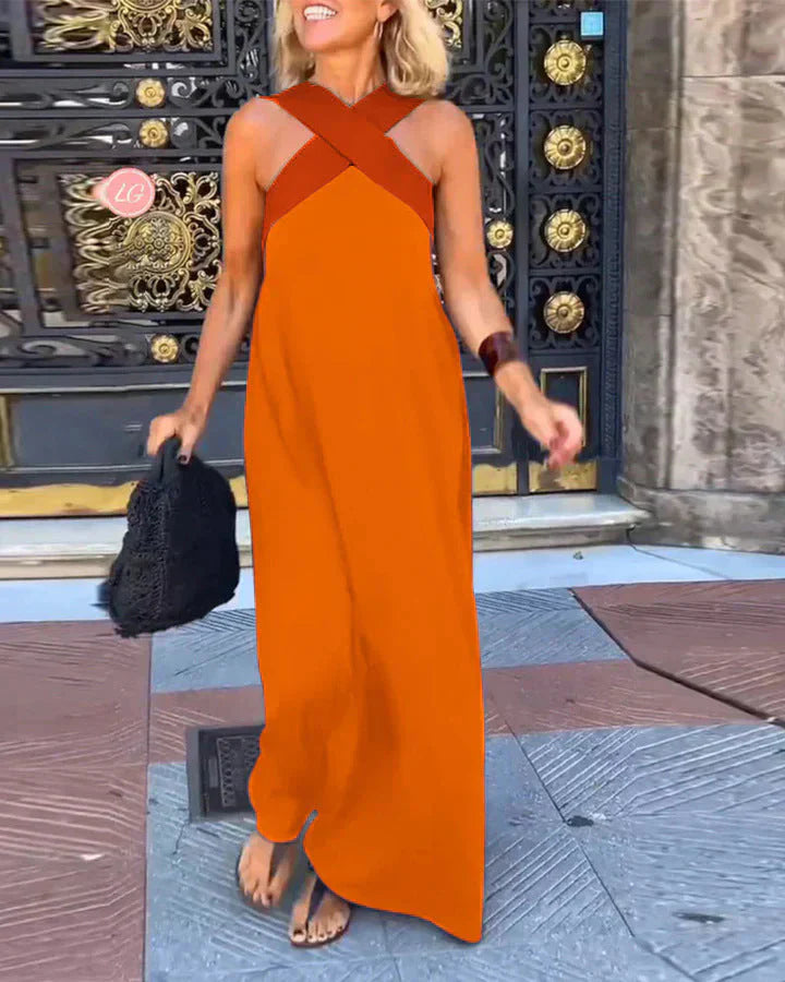 Quirine | Wickel-Maxikleid-