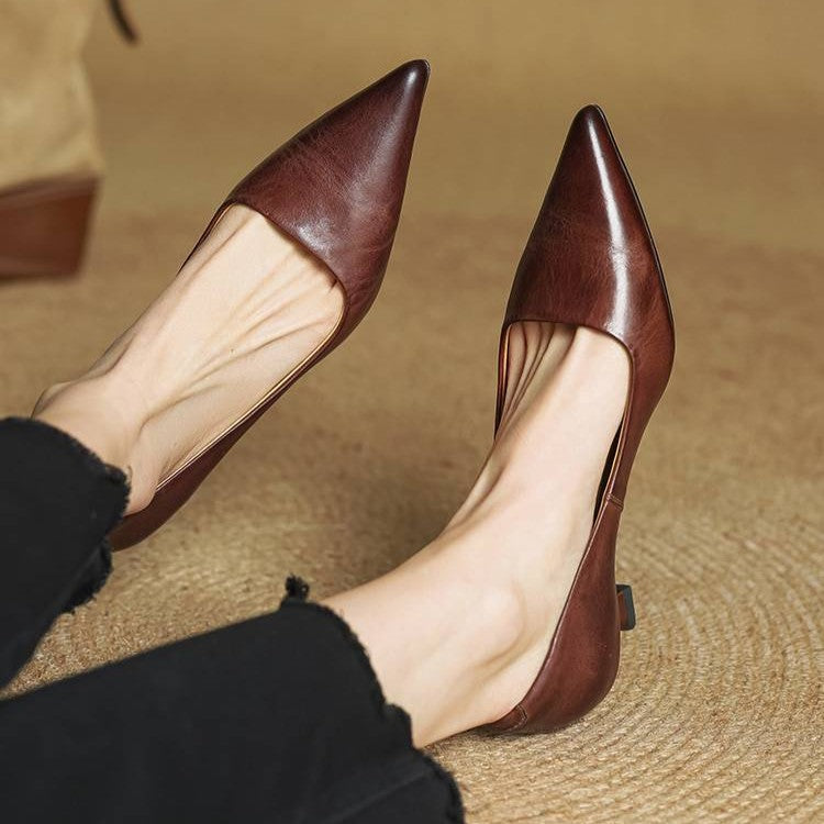 Serane Leder-Pumps