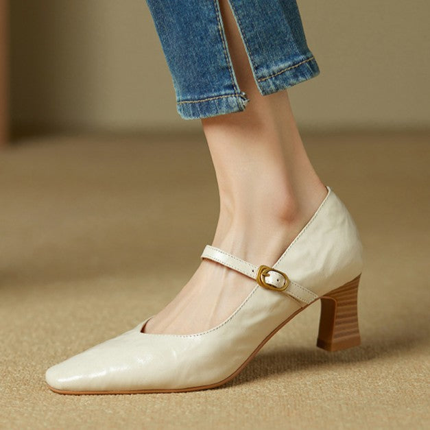 Orvane Mary Jane Lederpumps