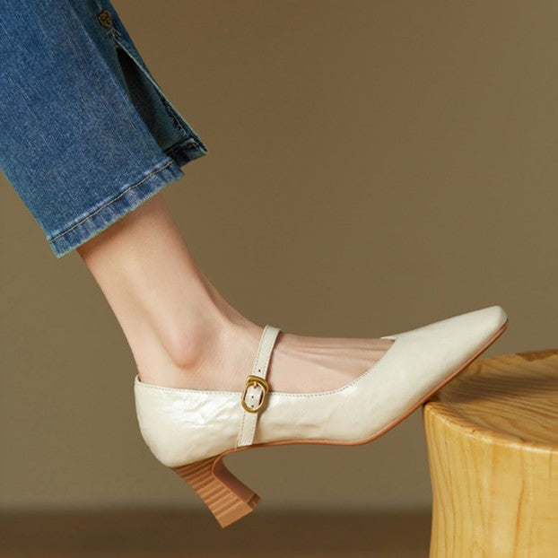 Orvane Mary Jane Lederpumps