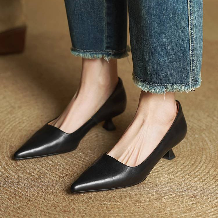 Serane Leder-Pumps
