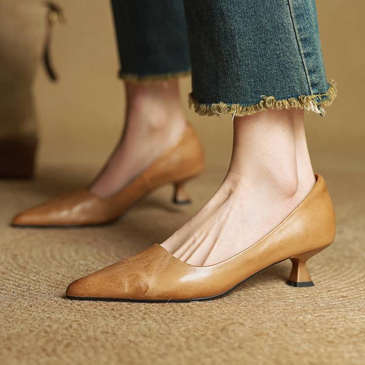 Serane Leder-Pumps