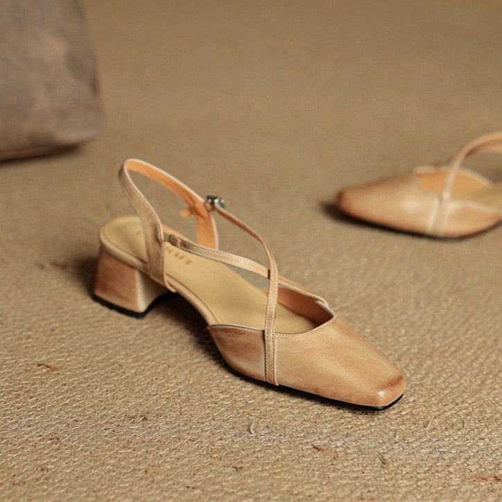 Valenne Lederabsatzschuhe