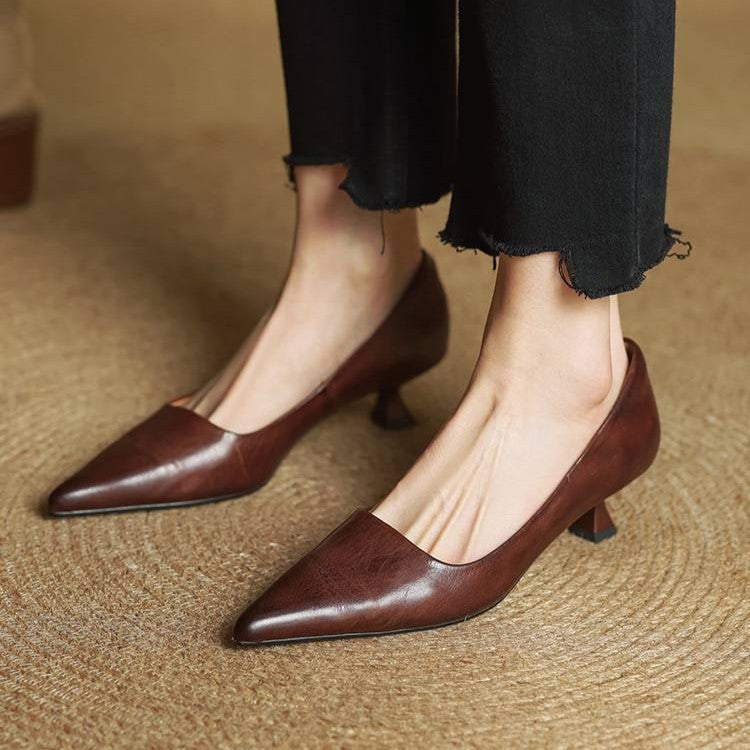 Serane Leder-Pumps
