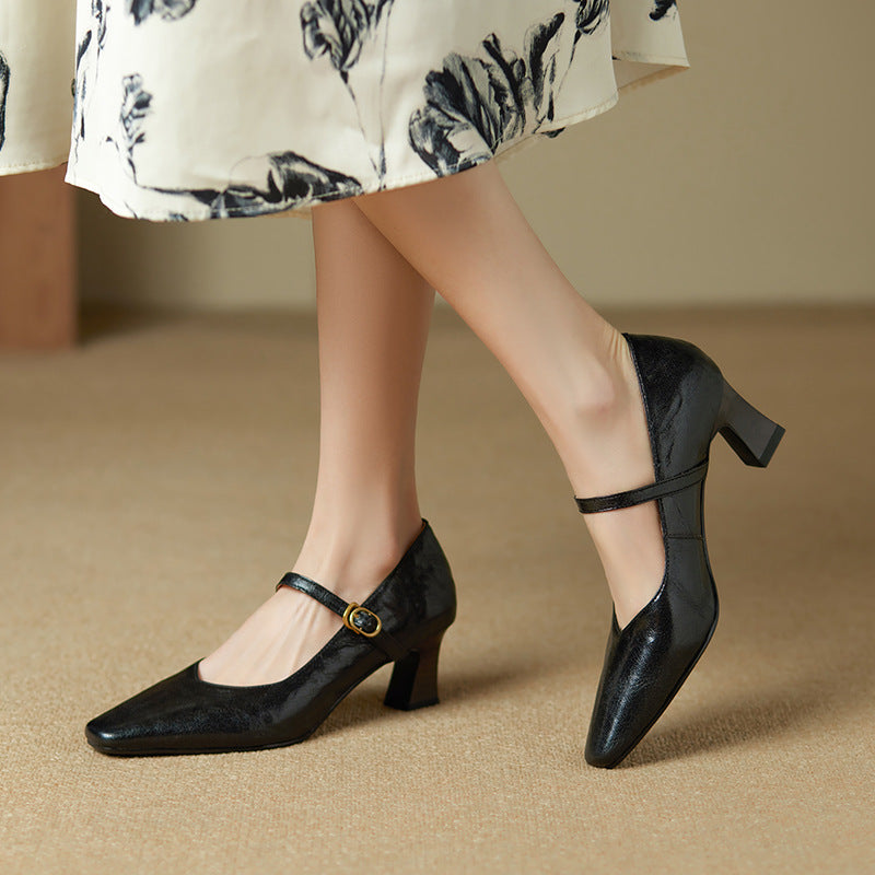 Orvane Mary Jane Lederpumps