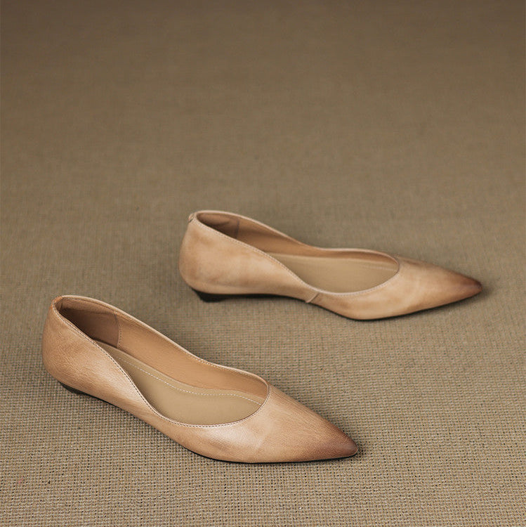 Arla Ballerinas aus echtem Leder