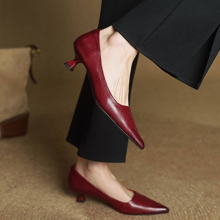 Serane Leder-Pumps