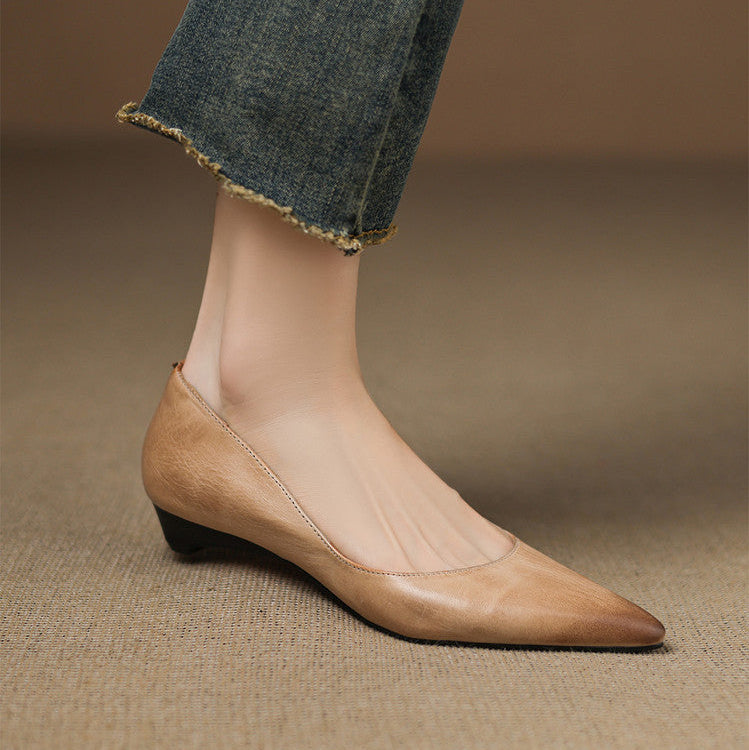 Arla Ballerinas aus echtem Leder