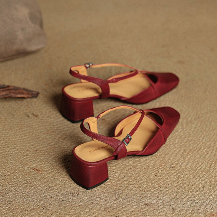 Valenne Lederabsatzschuhe