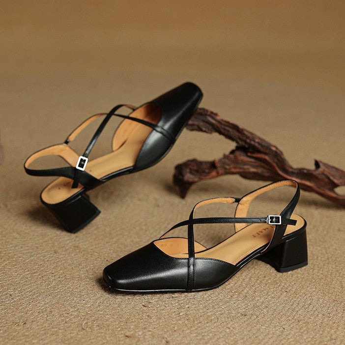 Valenne Lederabsatzschuhe
