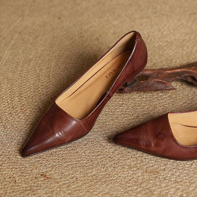 Serane Leder-Pumps