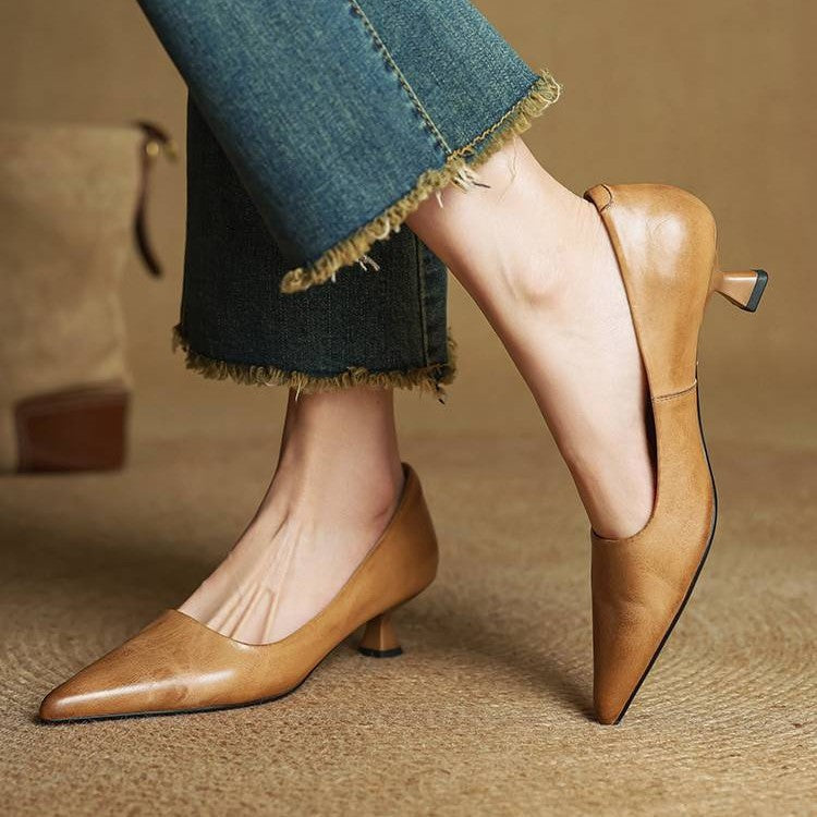 Serane Leder-Pumps