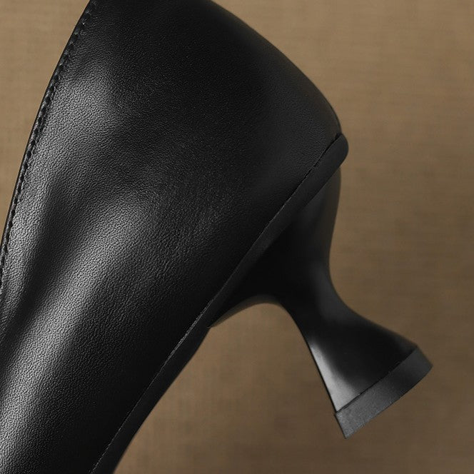Calenne Leder-Kitten-Heels