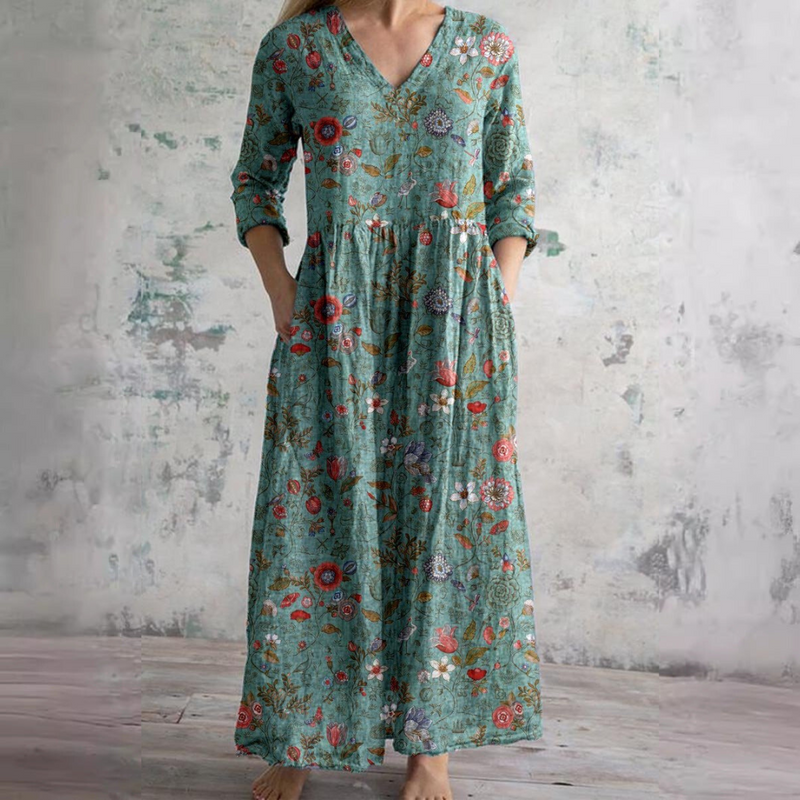 Olivia| Geblümtes Sommerkleid