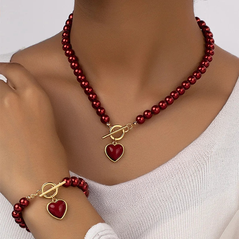 AURELIA PEARL HALSKETTEN-SET
