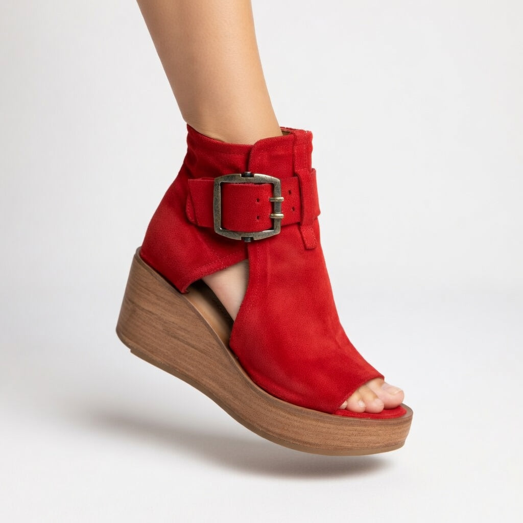 Orla™ | Offene Keilstiefeletten