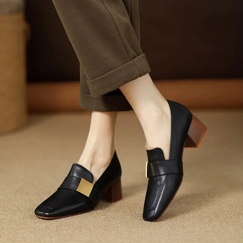 RIVIERA LEDER-SLIPPER