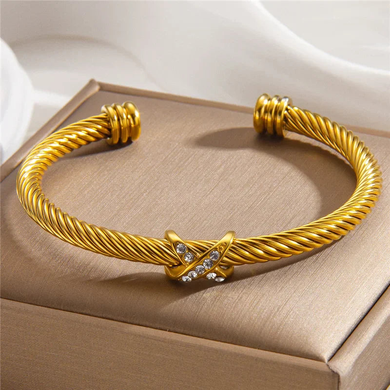 RIVIERA KRISTALLKABEL-ARMBAND