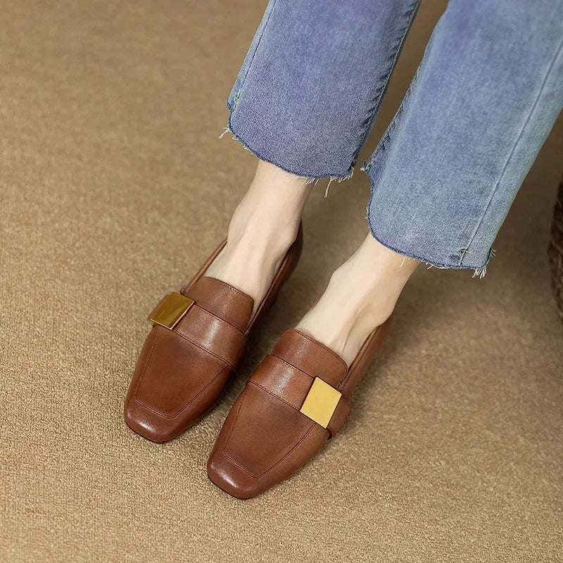 RIVIERA LEDER-SLIPPER